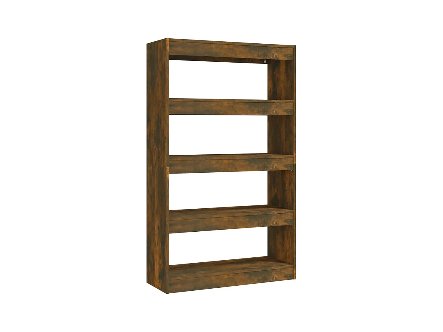 Crescent Springs  Estantería/divisor madera ingeniería roble ahumado 80x30x135 cm