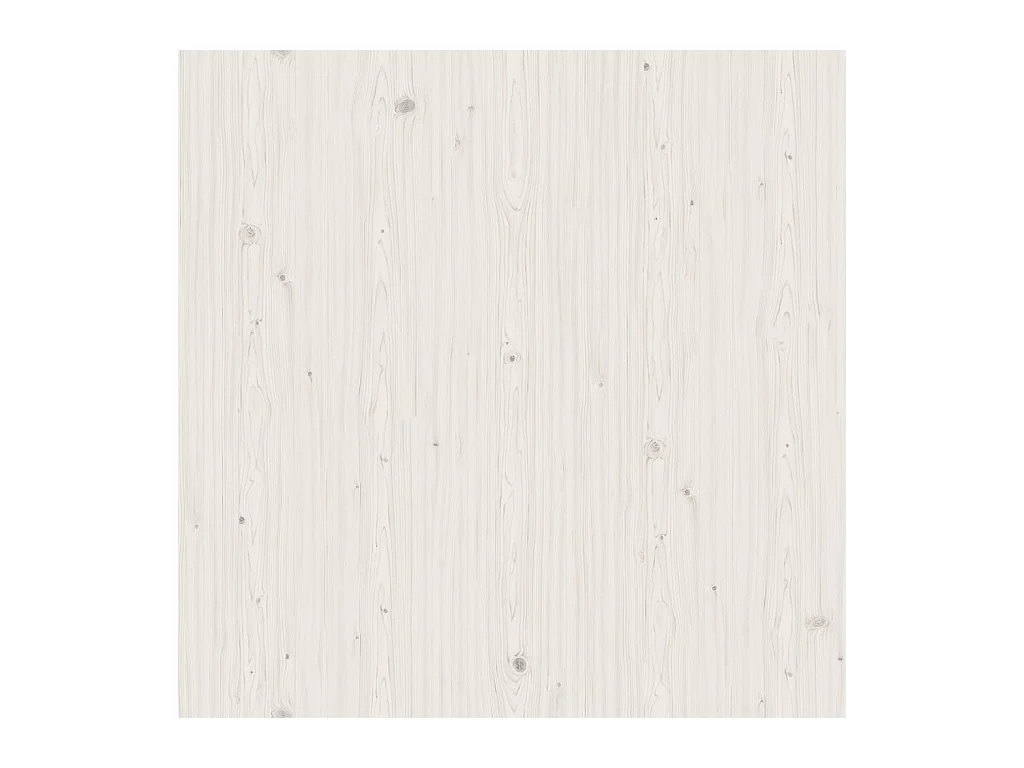 Dilber  Bibliothèque/Séparateur de pièce Blanc 80x25x132 cm Pin massif