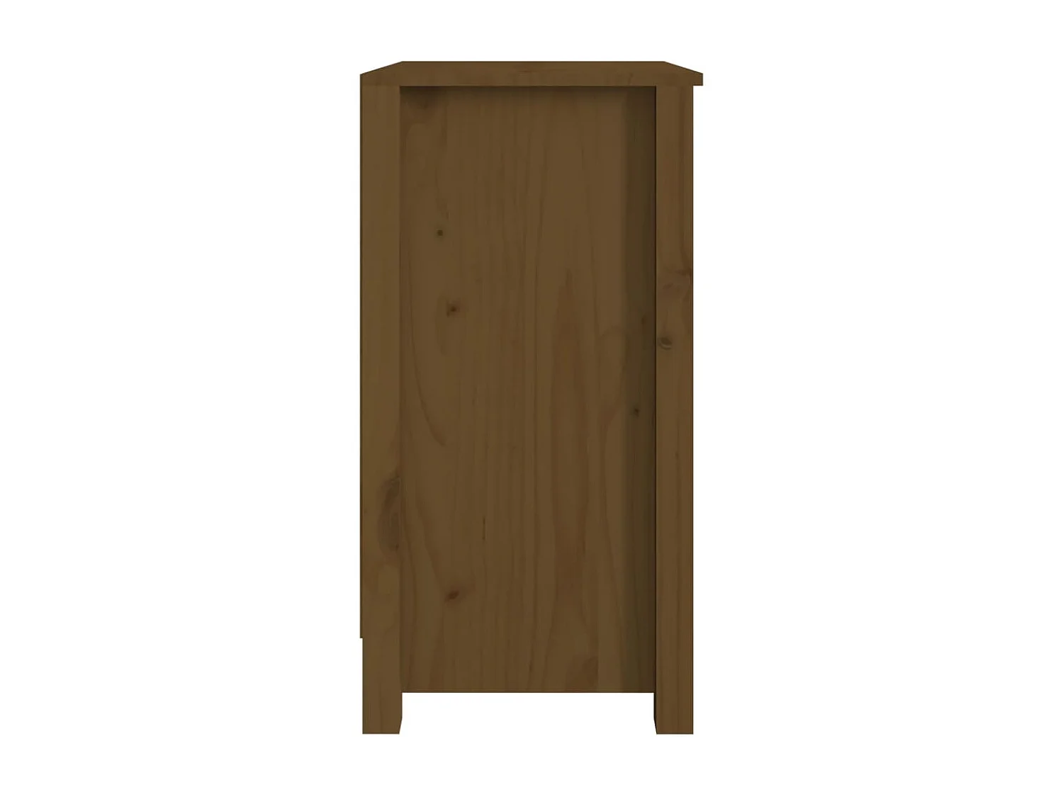 Laurens  Bibliothèque Marron miel 50x35x68 cm Bois de pin massif