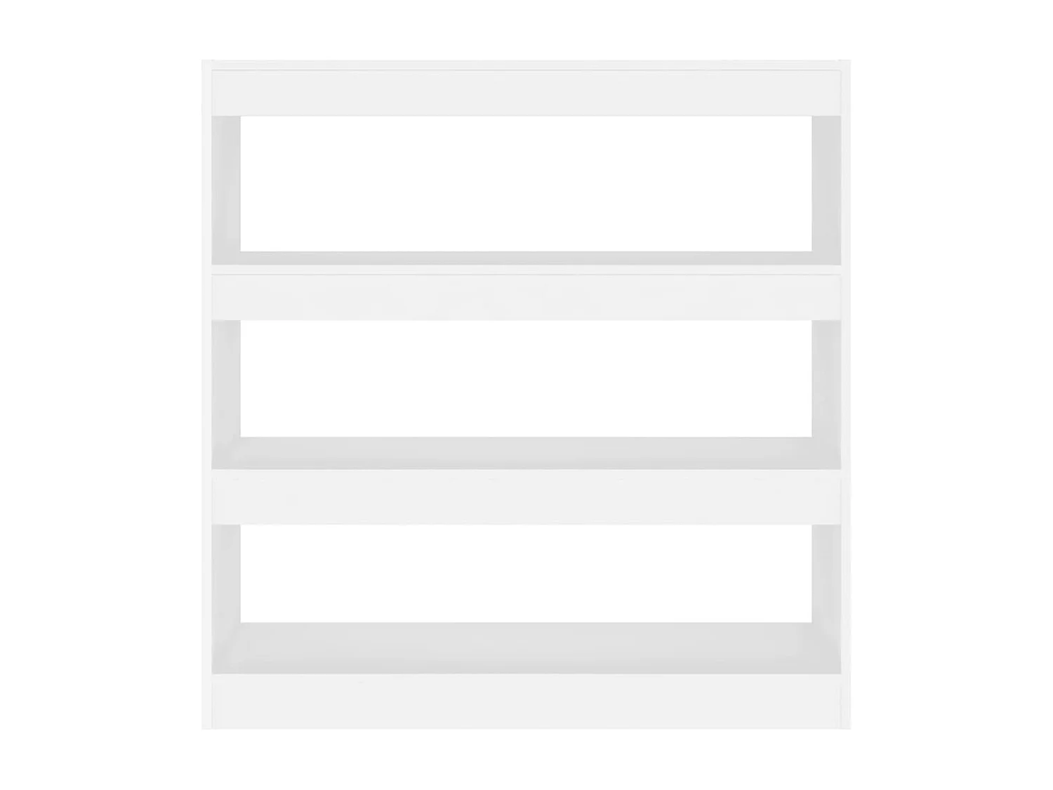 Darren  Bibliothèque/Séparateur de pièce Blanc 100x30x103 cm