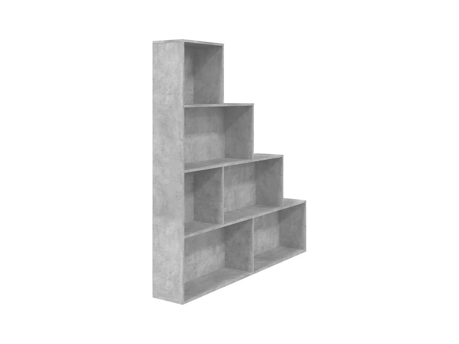 Choctaw  Bibliothèque/Séparateur de pièce Gris béton Bois d'ingénierie