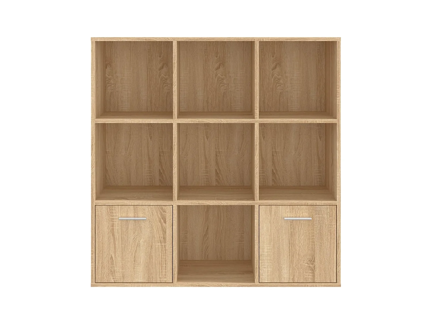 Clonakenny  Bibliothèque Chêne sonoma 98x30x98 cm Bois d’ingénierie