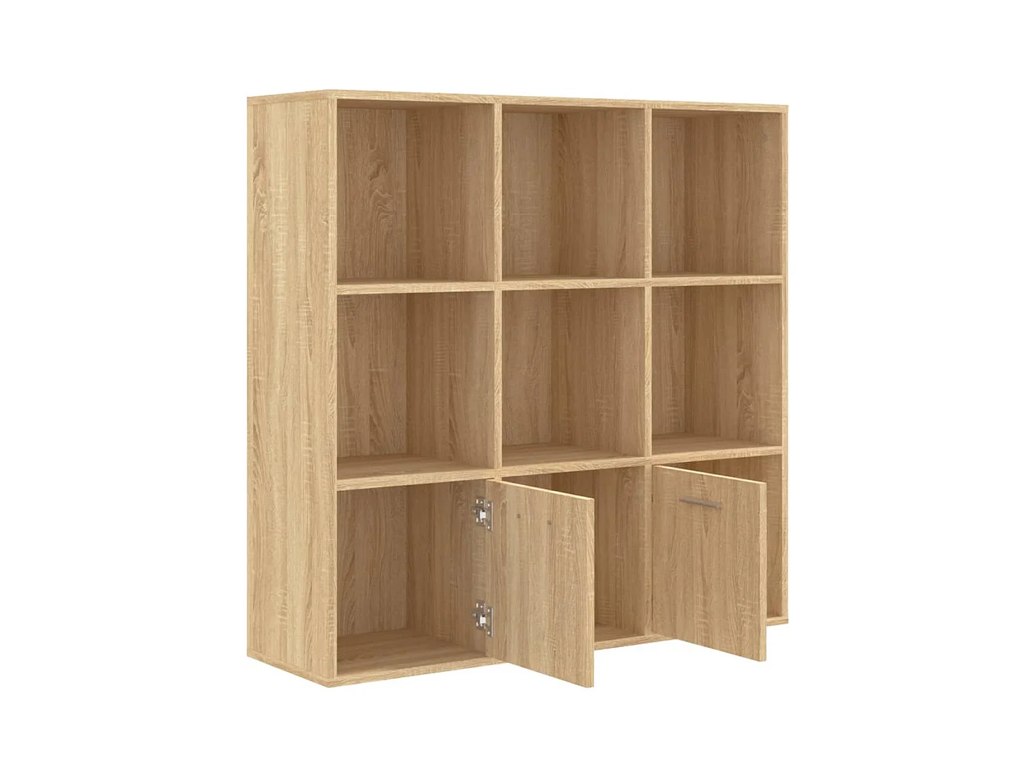 Clonakenny  Bibliothèque Chêne sonoma 98x30x98 cm Bois d’ingénierie