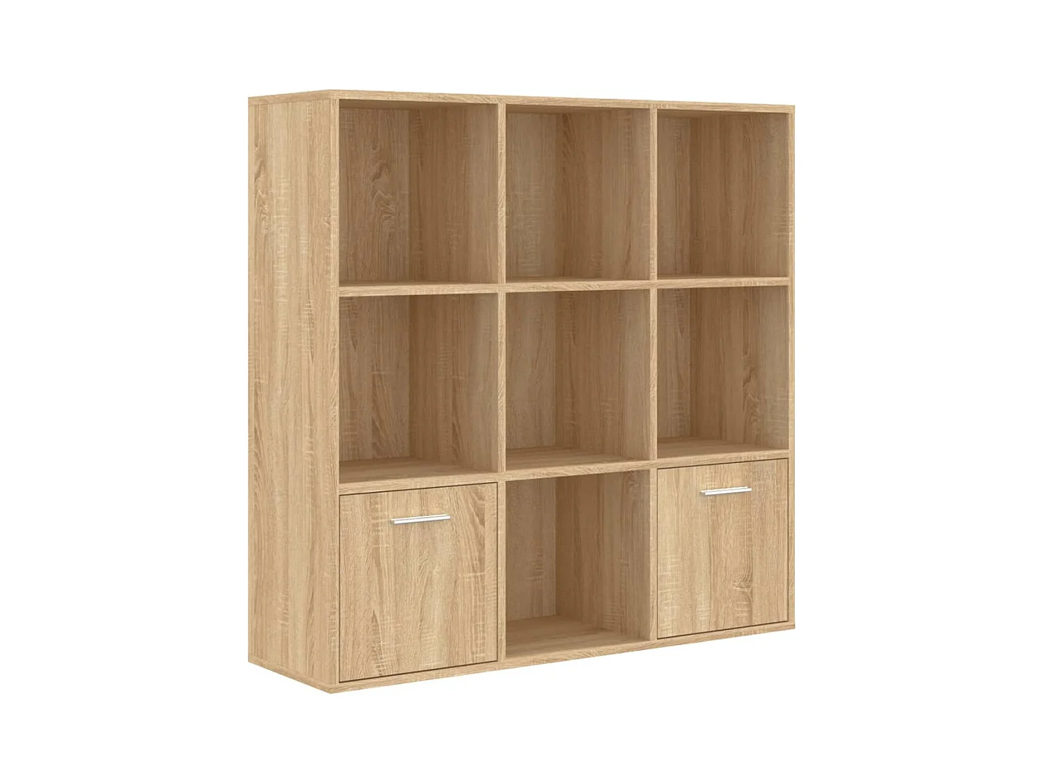Clonakenny  Bibliothèque Chêne sonoma 98x30x98 cm Bois d’ingénierie