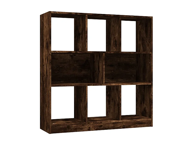 Avenra  Bibliothèque Chêne fumé 97,5x29,5x100 cm Bois d'ingénierie