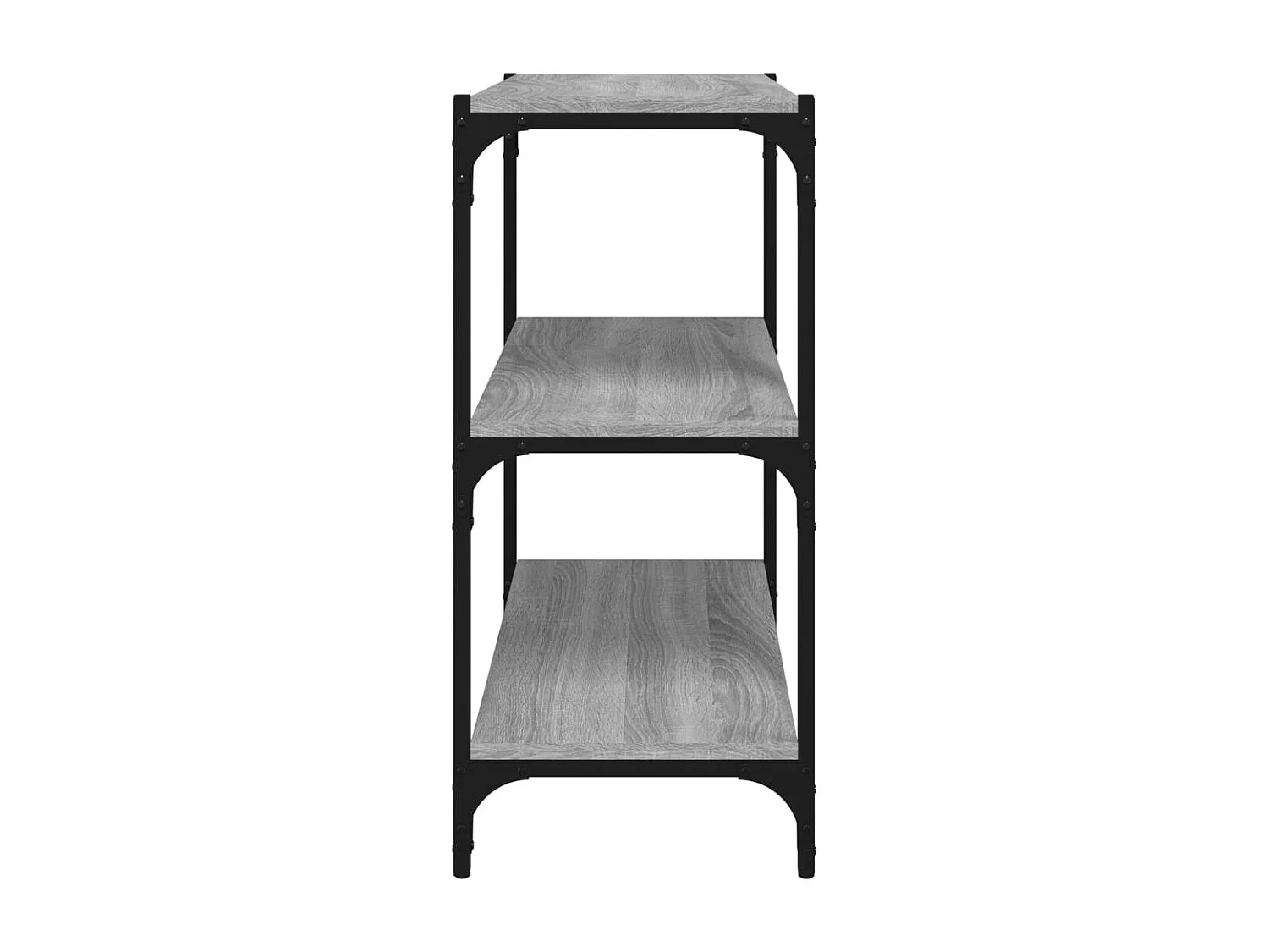 Ventura  Boekenkast 60x33x70,5 cm hout en staal grijs sonoma eikenkleur