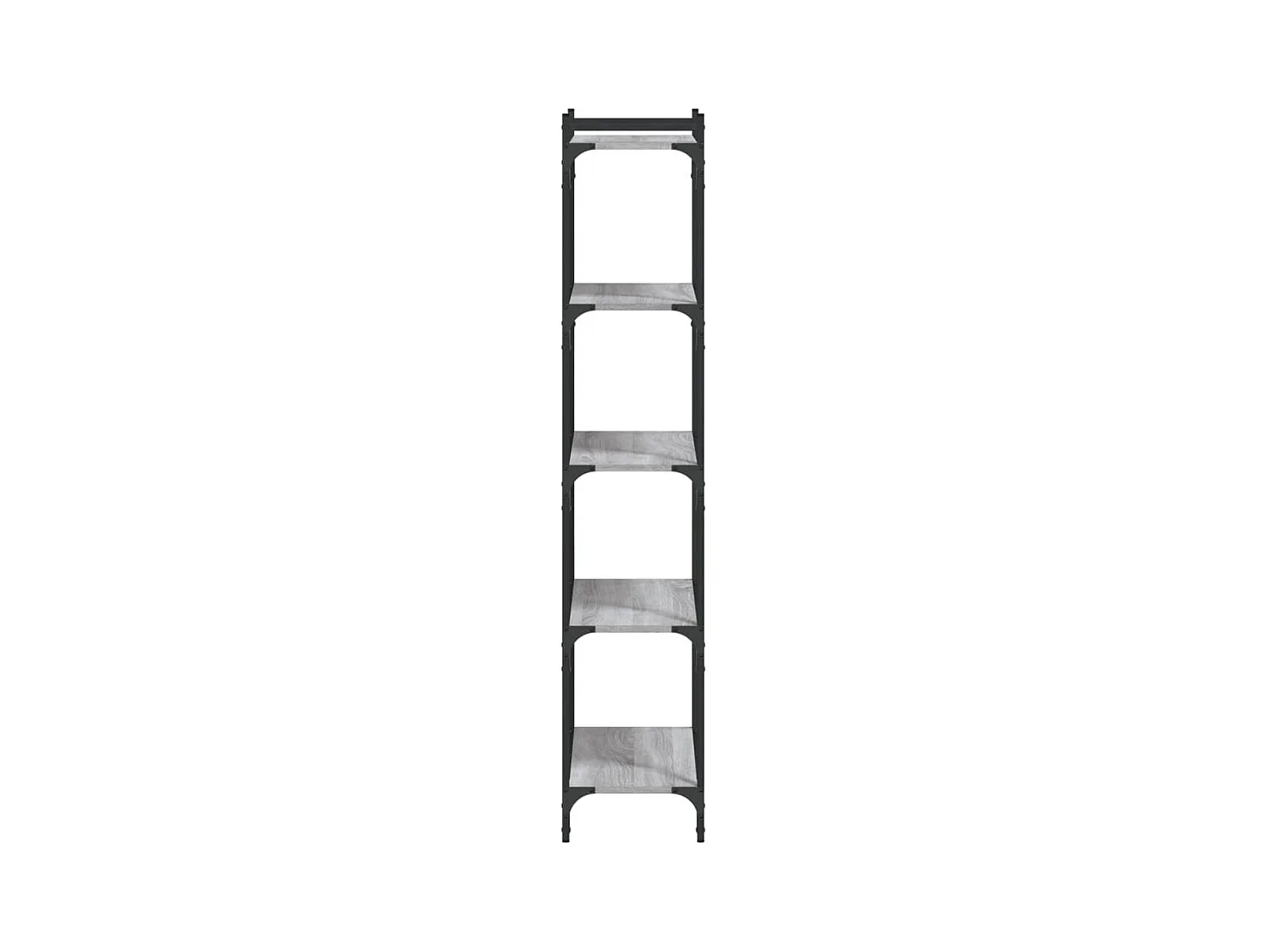 Lars  Librería 5 estantes madera ingeniería gris Sonoma 60x30x154 cm