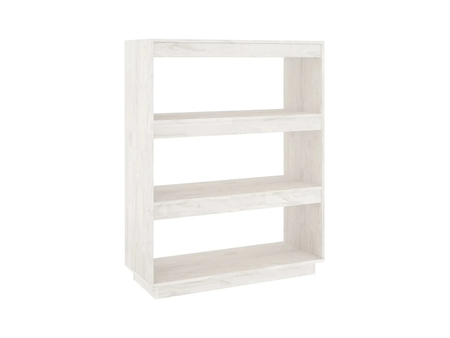 Alisha  Bibliothèque/Séparateur de pièce Blanc 80x35x103 cm Bois de pin