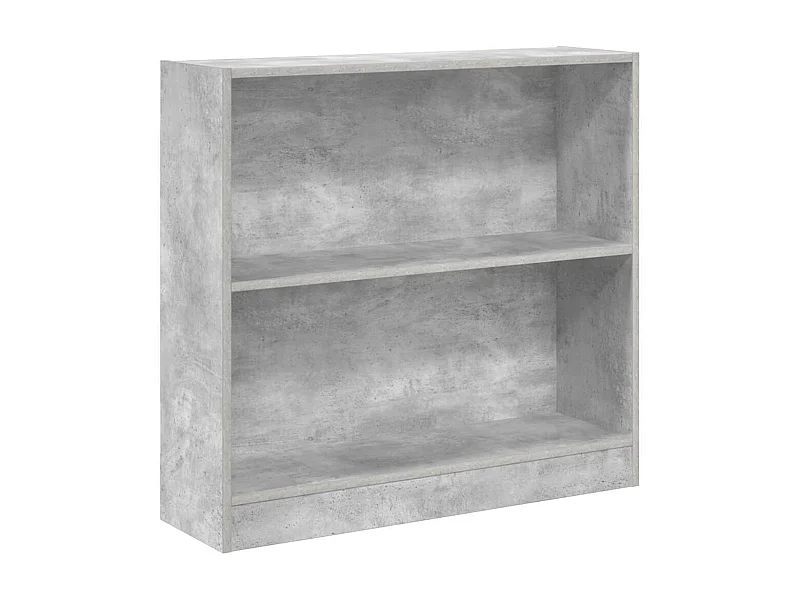 Freekje  Bibliothèque Gris béton 80x24x75 cm Bois d'ingénierie
