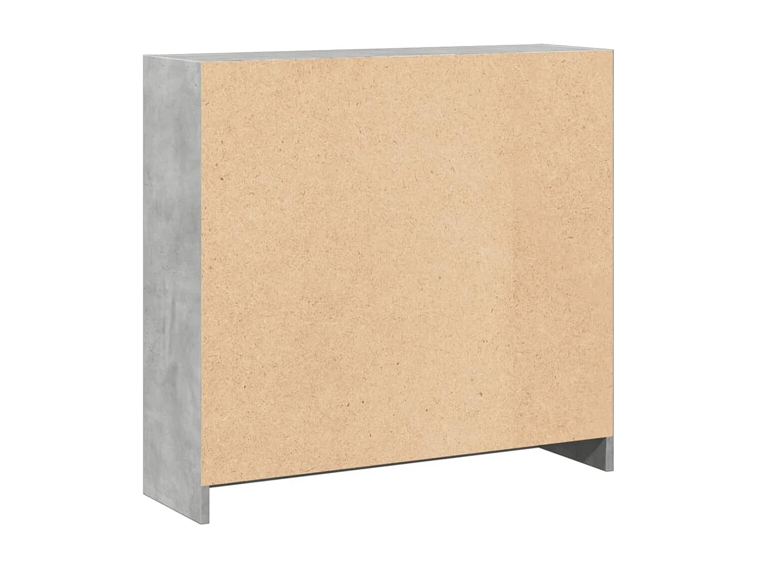 Freekje  Bibliothèque Gris béton 80x24x75 cm Bois d'ingénierie