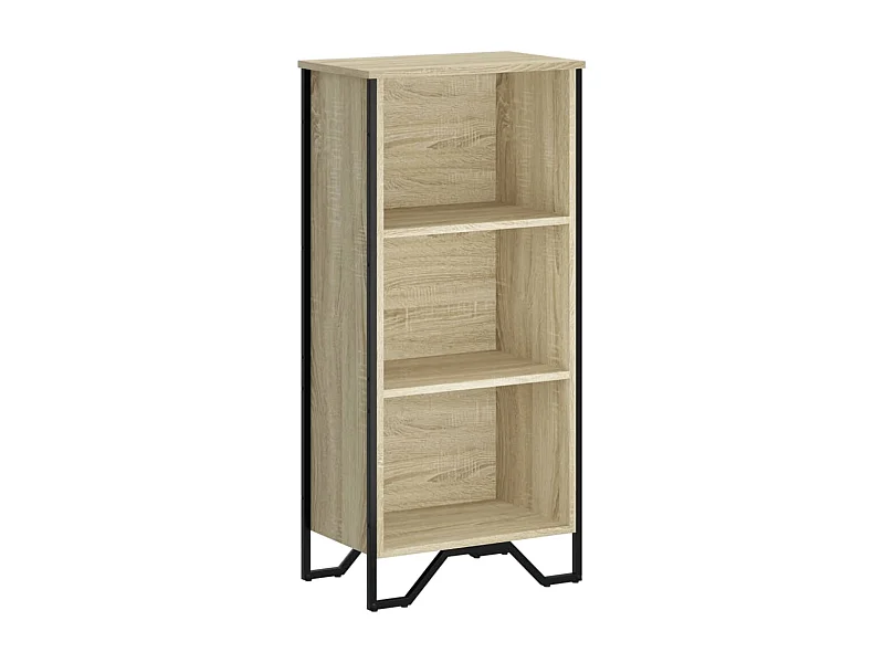 Olga  Bibliothèque chêne sonoma 50x31x106 cm bois d'ingénierie