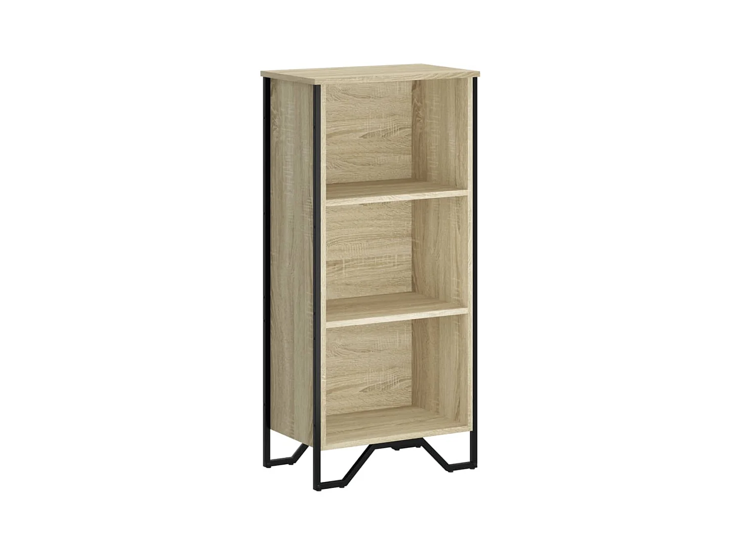 Olga  Bibliothèque chêne sonoma 50x31x106 cm bois d'ingénierie