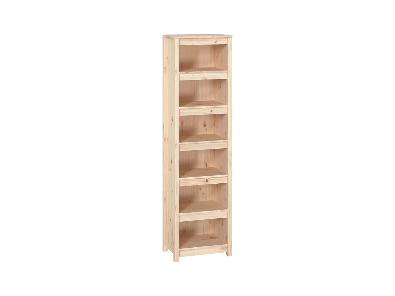 Laurens  Estantería madera maciza de pino 50x35x183 cm