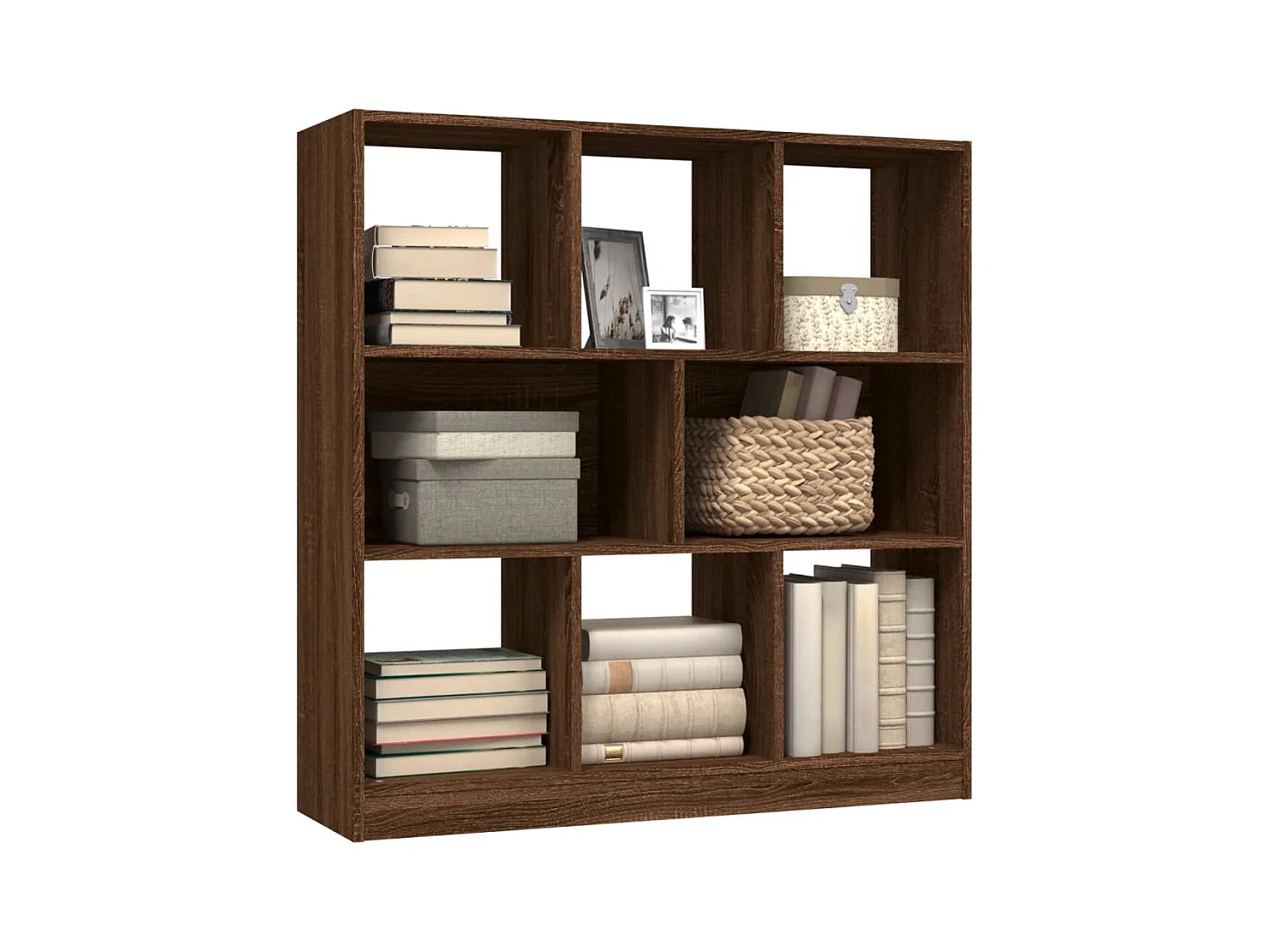 Avenra  Bibliothèque Chêne marron 97,5x29,5x100 cm Bois d'ingénierie