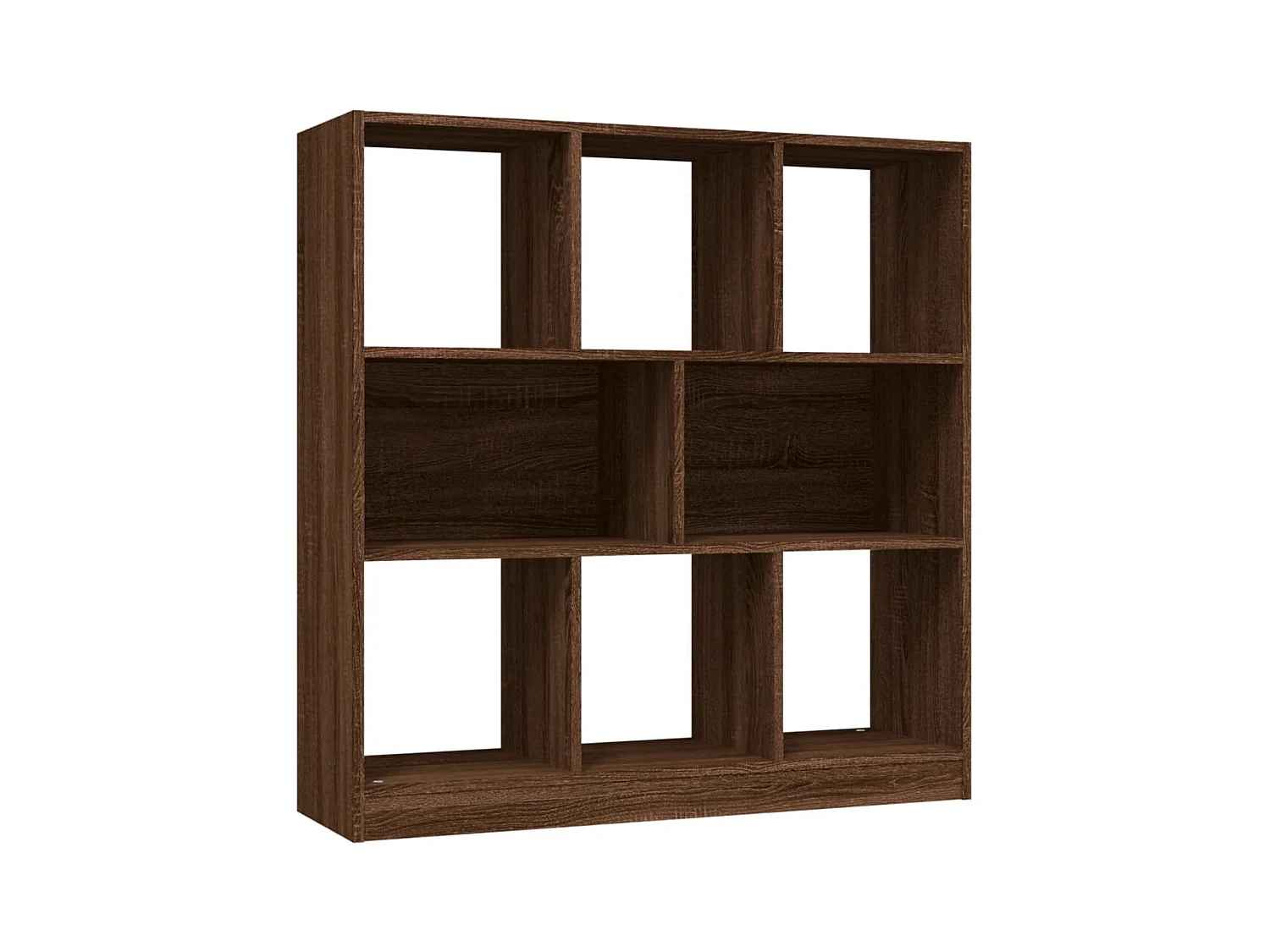 Avenra  Estantería madera contrachapada marrón roble 97,5x29,5x100 cm
