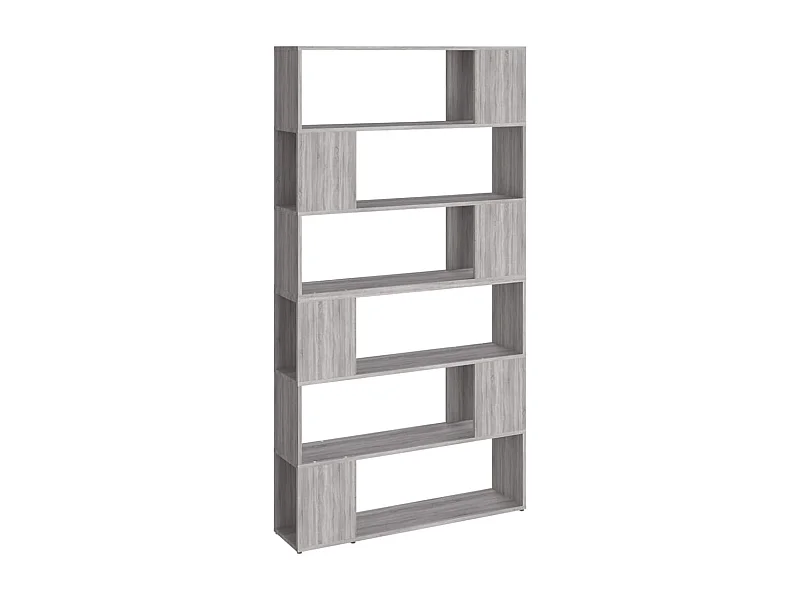 Branchville  Boekenkast/kamerscherm 100x24x188 cm grijs sonoma eikenkleurig