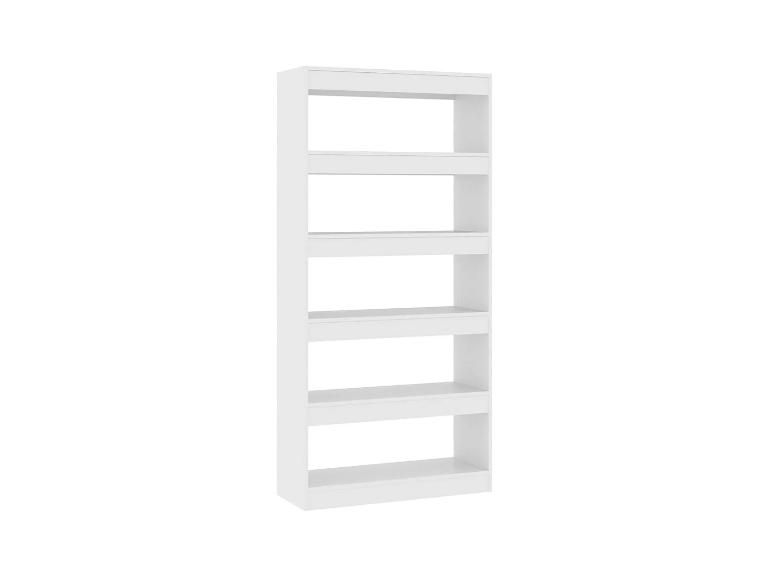 Jasper  Bibliothèque/Séparateur de pièce Blanc bois d'ingénierie
