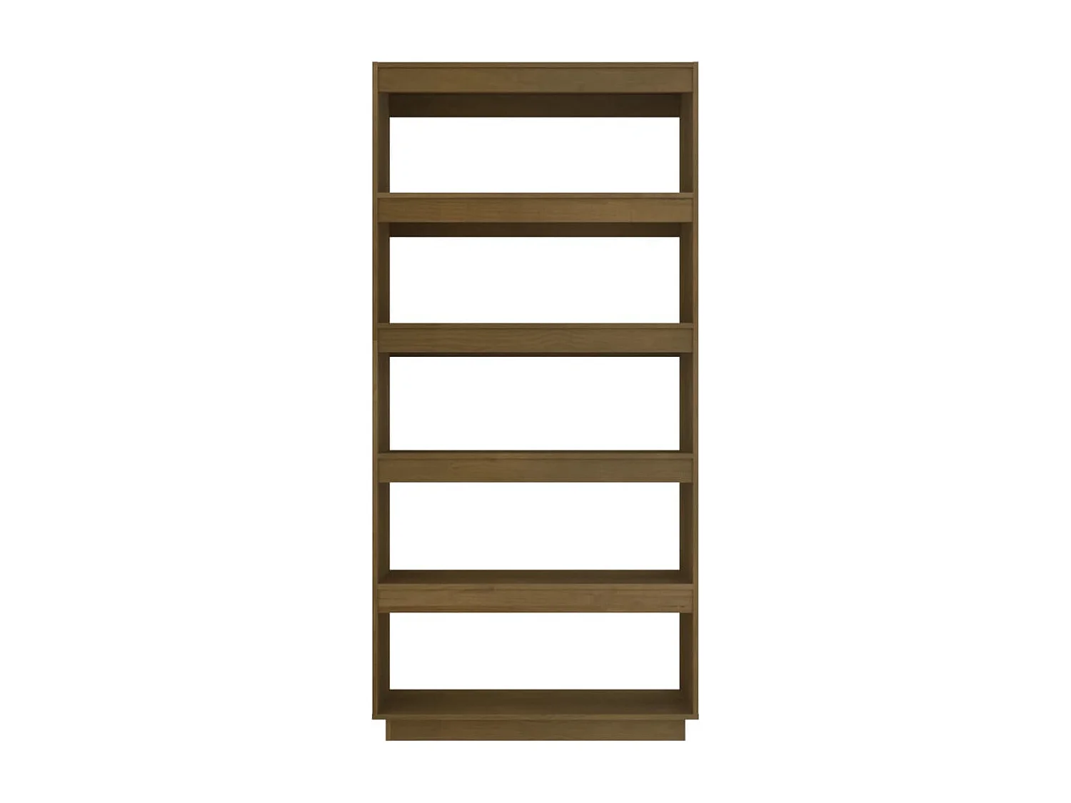 Alisha  Bibliothèque/Séparateur de pièce Marron miel 80x35x167 cm Pin