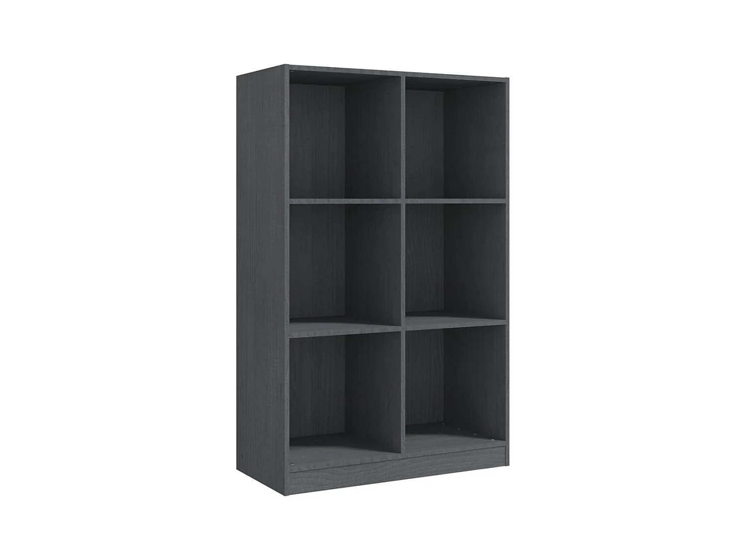 Frédéric-Paul  Bibliothèque Gris 70x33x110 cm Bois de pin massif