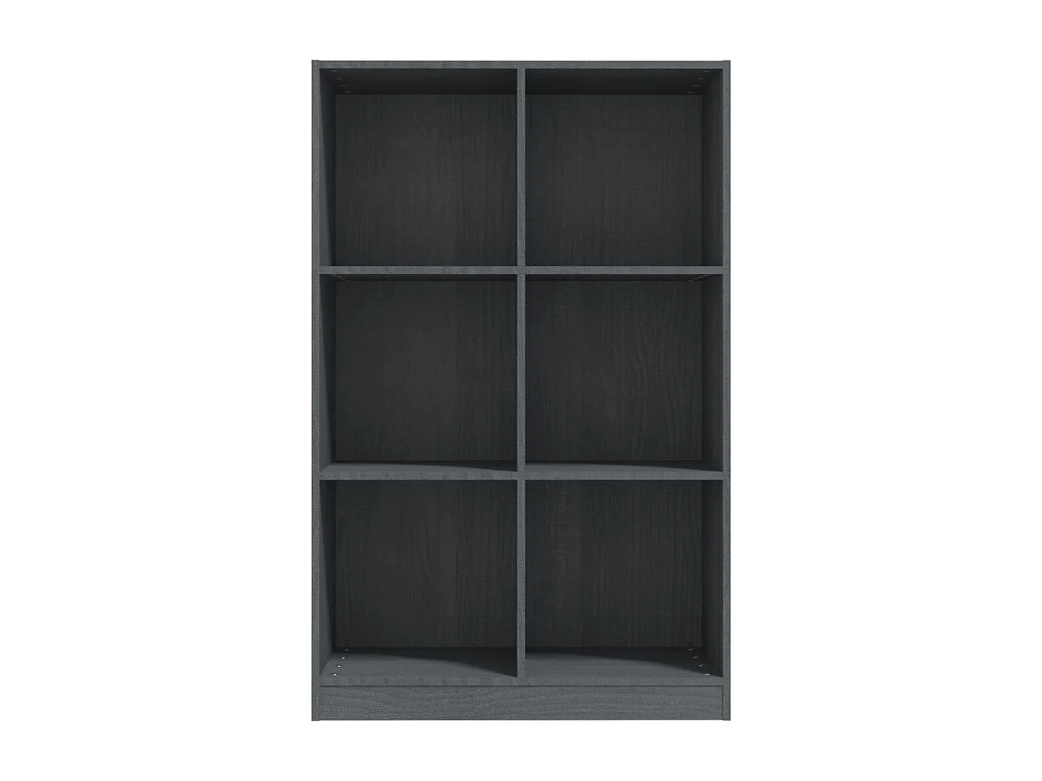 Frédéric-Paul  Bibliothèque Gris 70x33x110 cm Bois de pin massif