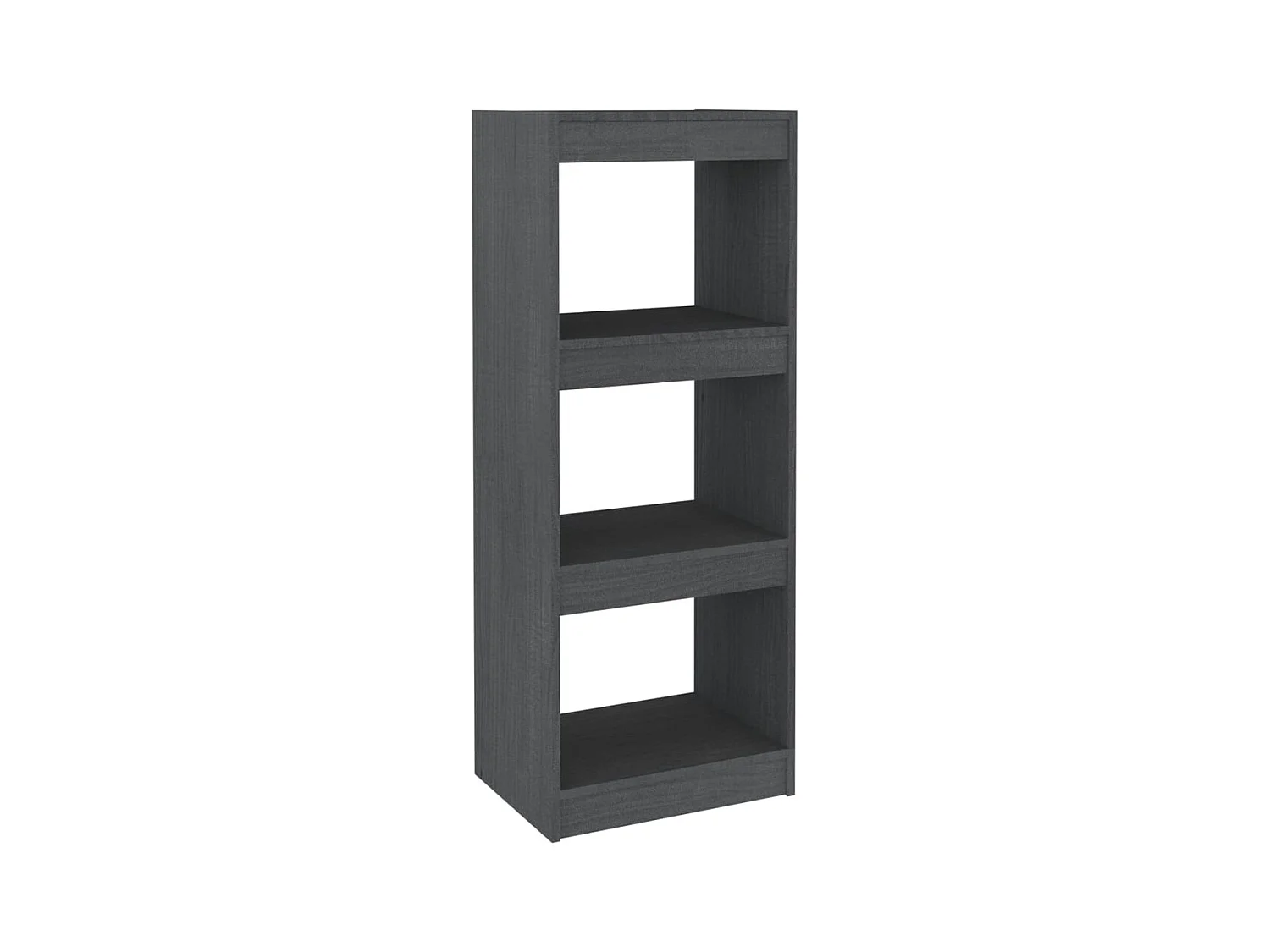 Centerville  Bibliothèque/Séparateur de pièce Gris 40x30x103,5 cm Pin massif