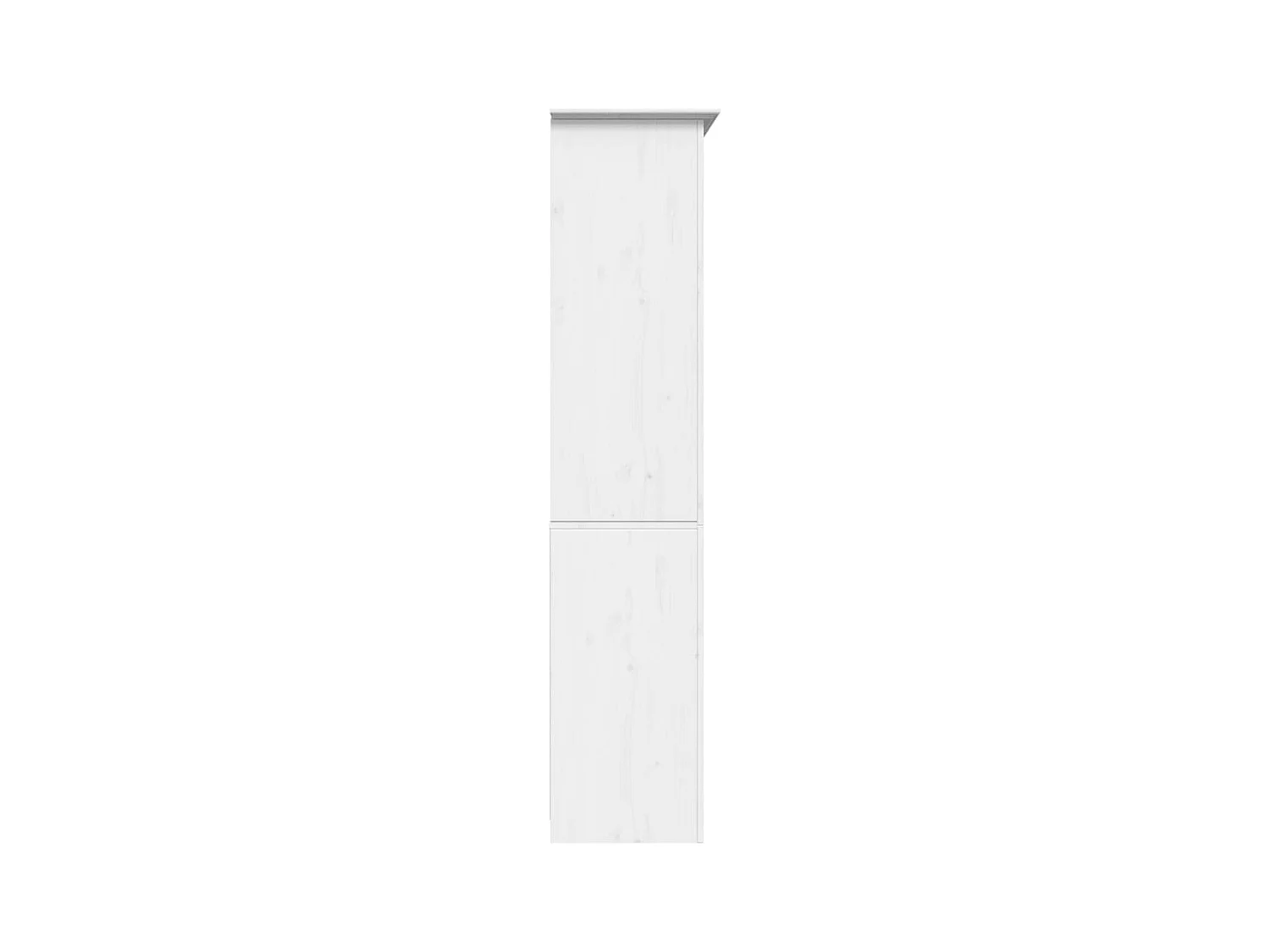 Claddaghduff  Bibliothèque BODO blanc 82x40x173 cm bois de pin massif