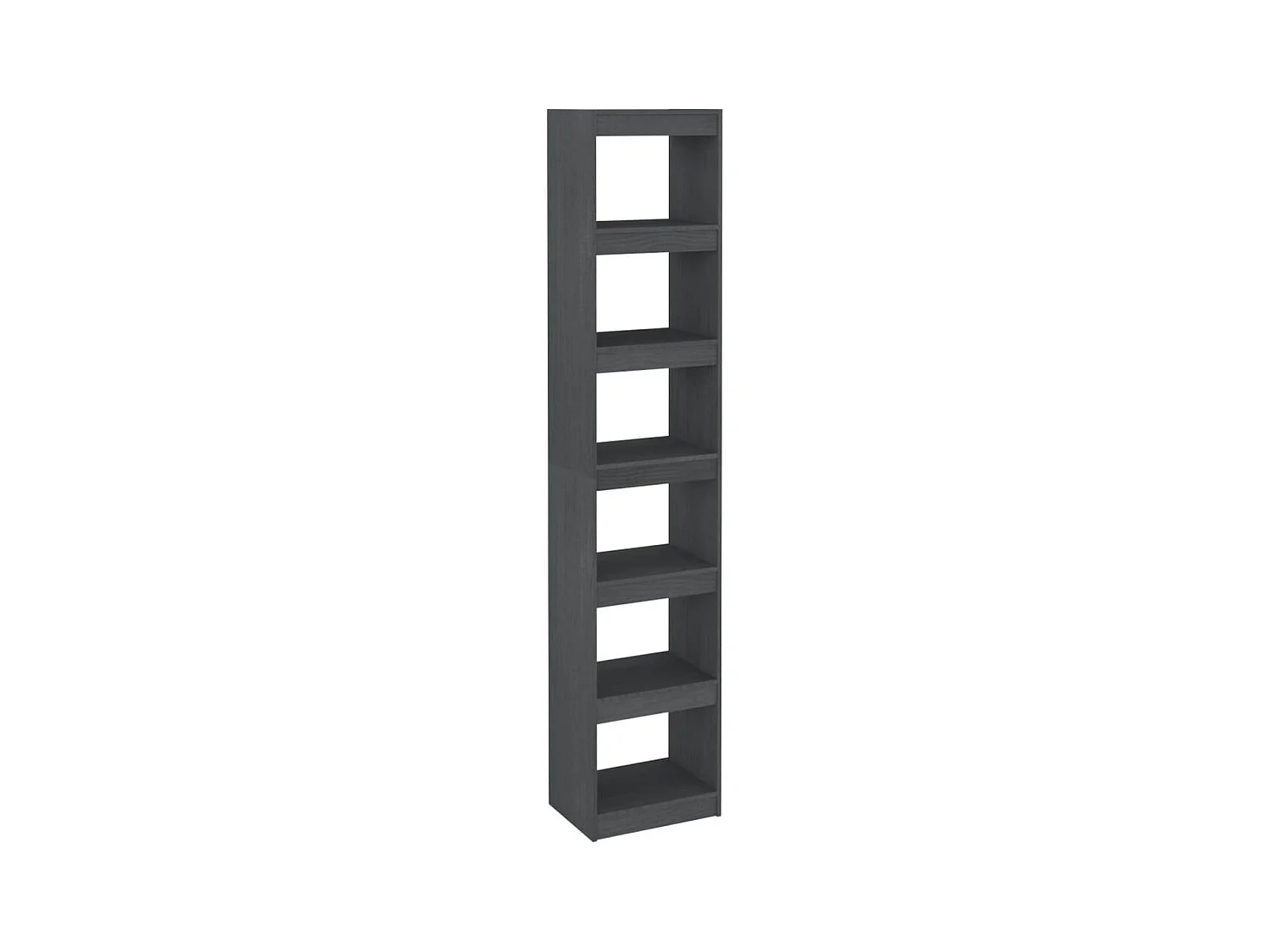 Centerville  Bibliothèque/Séparateur de pièce Gris 40x30x199 cm Pin massif