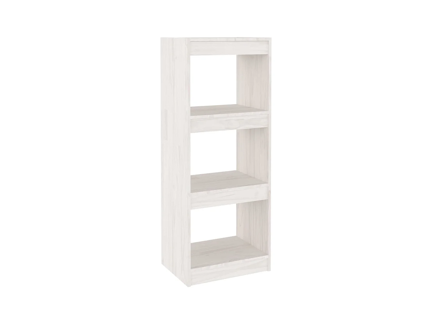 Centerville  Bibliothèque/Séparateur de pièce Blanc 40x30x103,5cm Pin massif