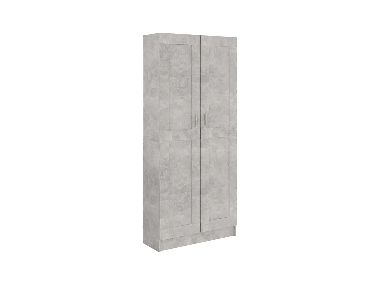 Krimpen aan den IJssel  Bibliothèque Gris béton 82,5x30,5x185,5 cm Bois d'ingénierie