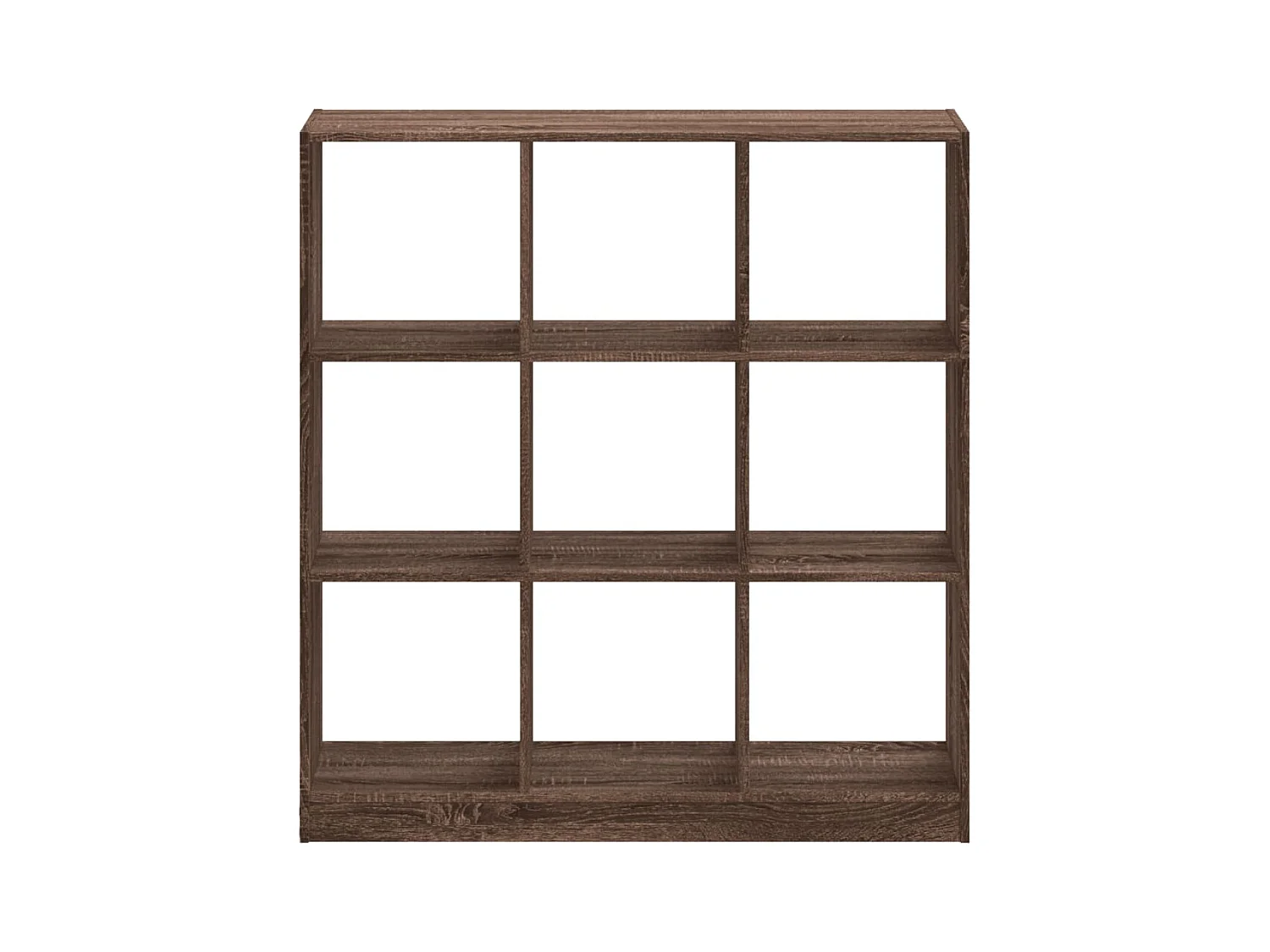 Zico  Bibliothèque chêne marron 102x32x108 cm bois d'ingénierie