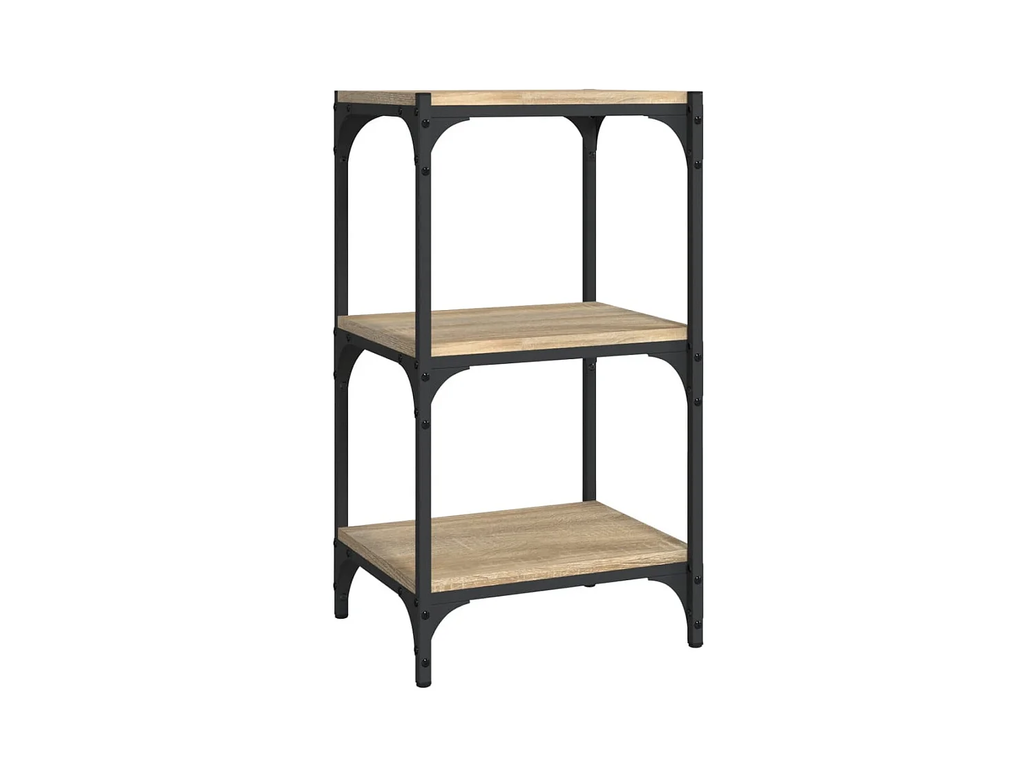 Ventura  Bibliothèque Chêne Sonoma 40x33x70,5 cm Bois d'ingénierie acier