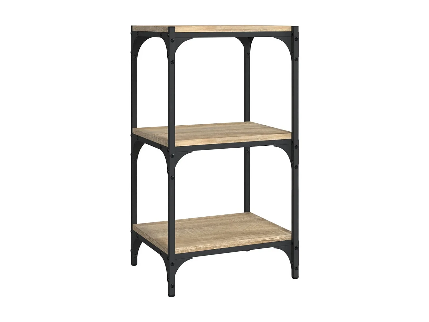 Ventura  Bibliothèque Chêne Sonoma 40x33x70,5 cm Bois d'ingénierie acier