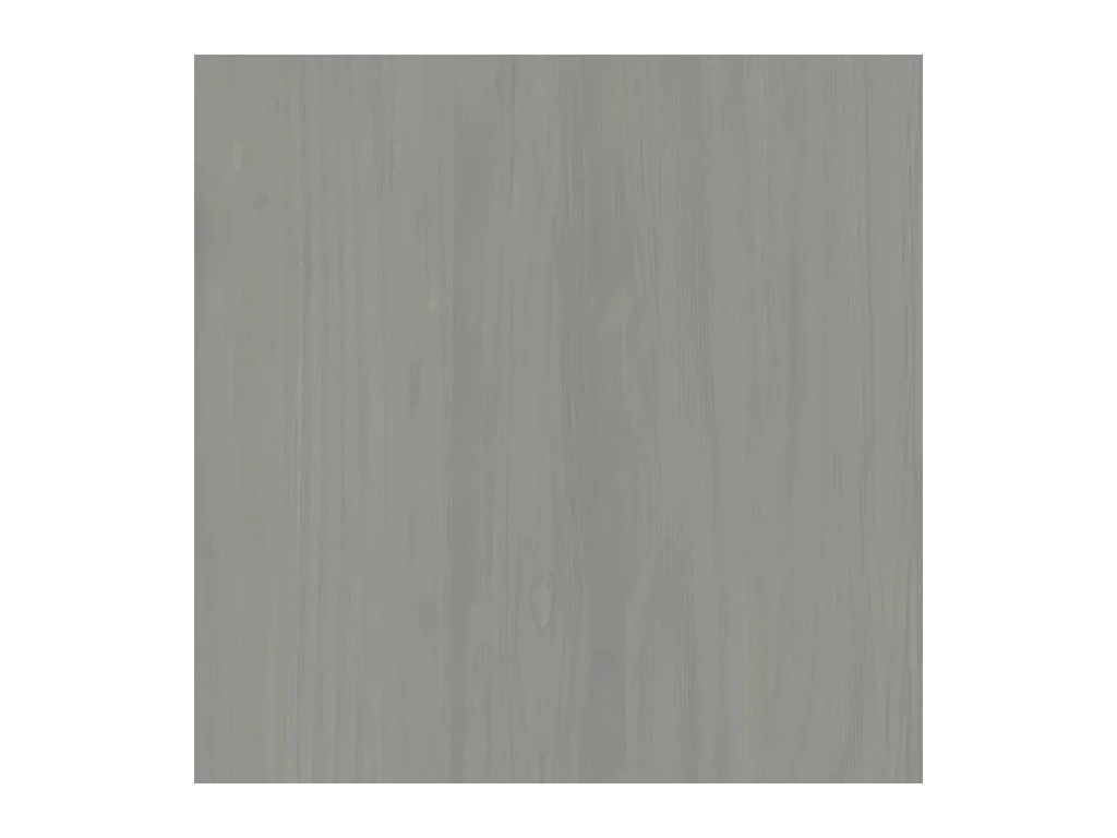 Larindor  Bibliothèque VIGO gris 85x35x170 cm bois massif de pin