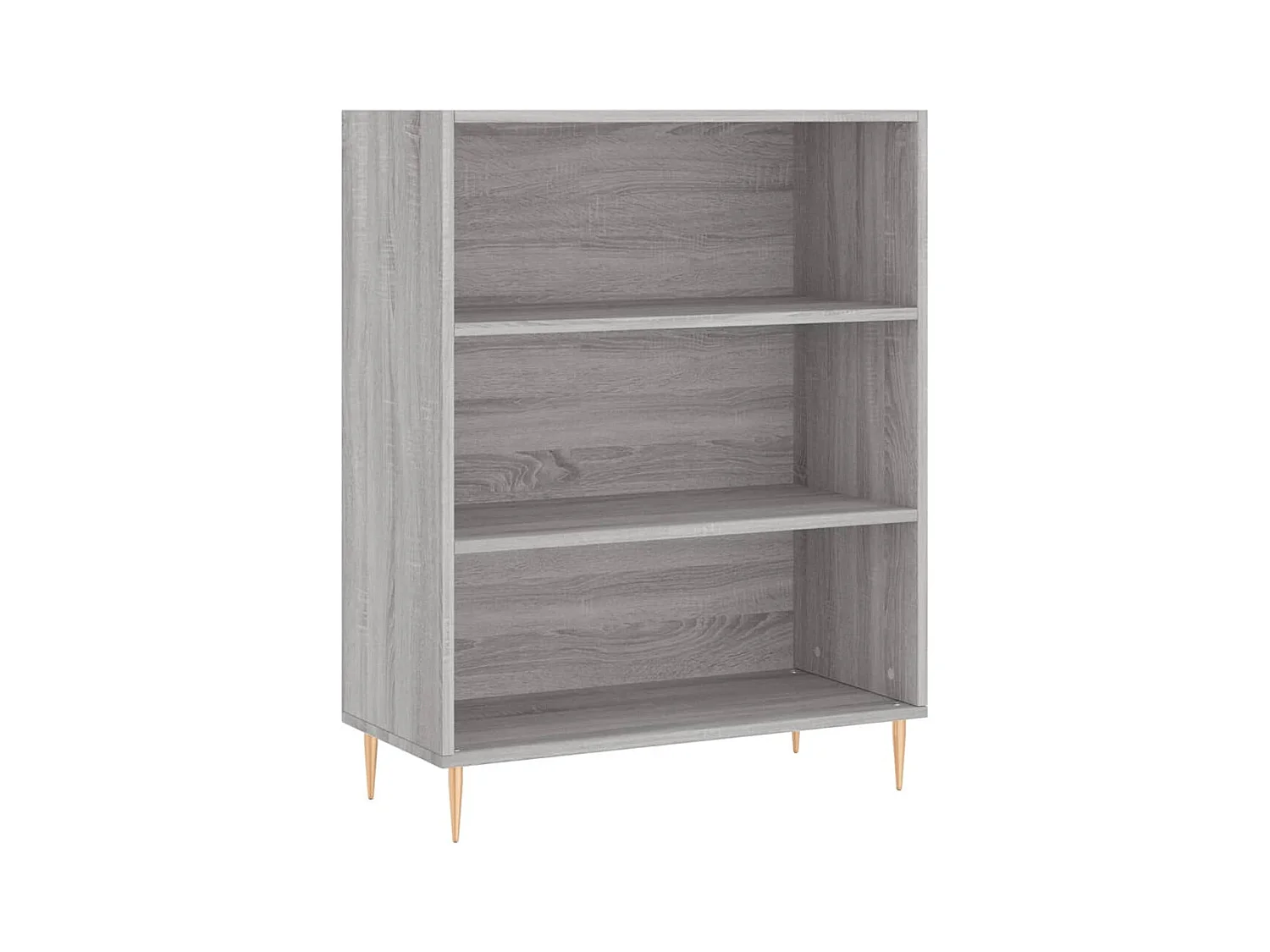 Yme  Bibliothèque sonoma gris 69,5x32,5x90 cm bois d'ingénierie