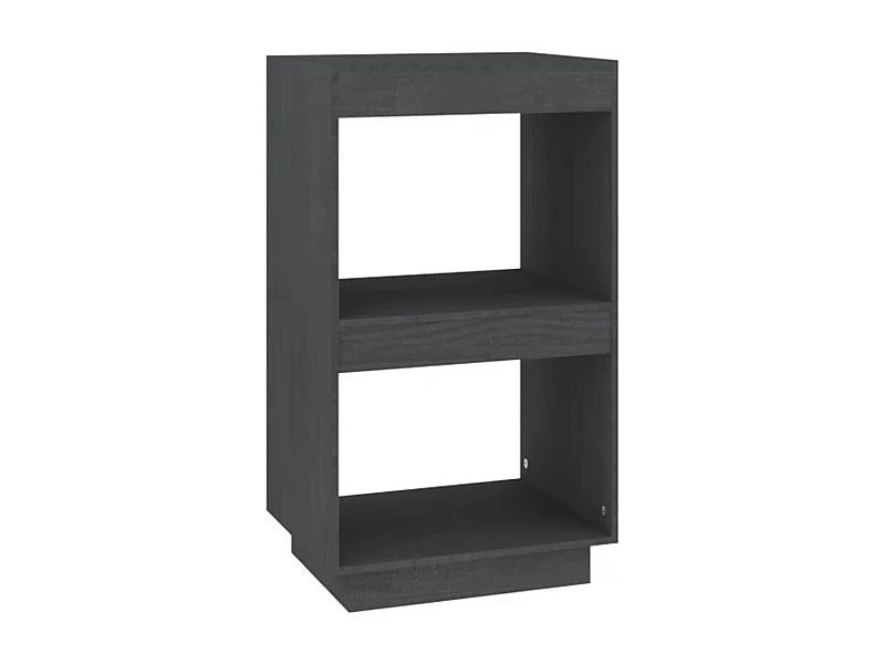 Alisha  Bibliothèque Gris 40x35x71 cm Bois de pin massif