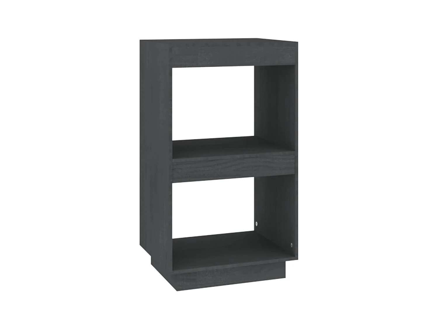 Alisha  Bibliothèque Gris 40x35x71 cm Bois de pin massif