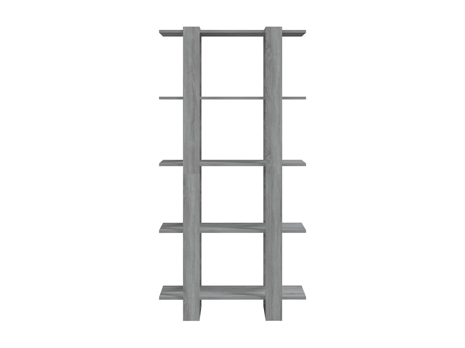 Igdir  Estantería madera contrachapada gris Sonoma 80x30x160 cm