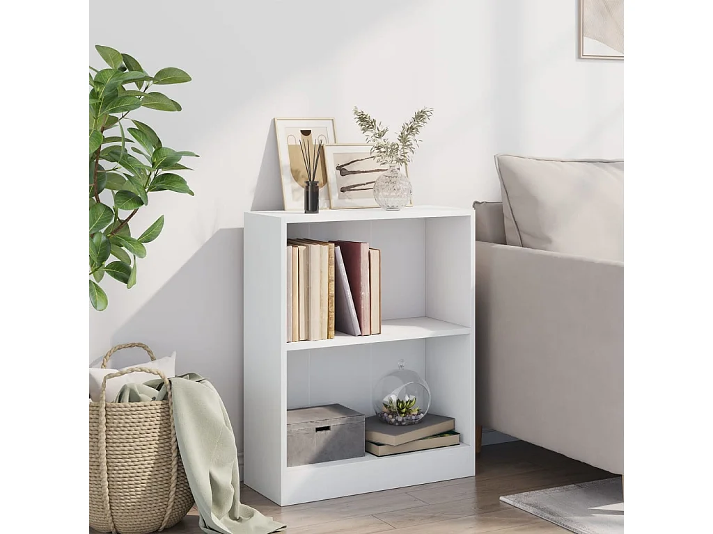 Freekje  Bibliothèque Blanc 60x24x76 cm Bois d'ingénierie