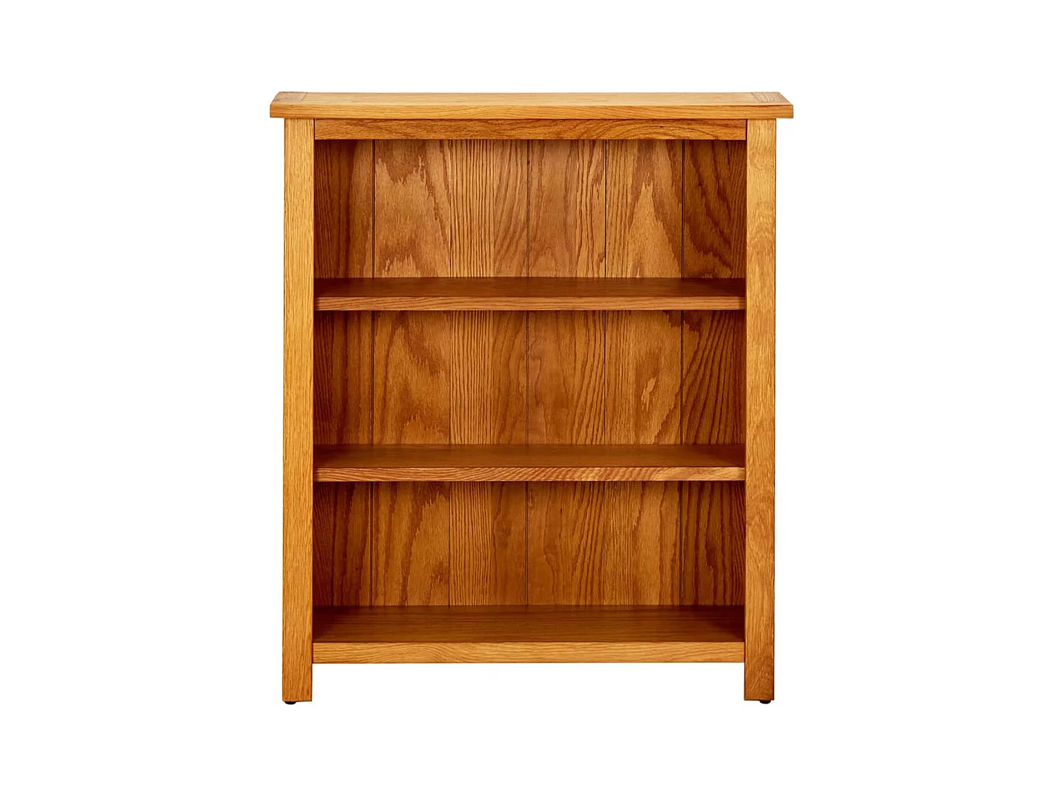 Poyraz  Bibliothèque à 3 étagères 70 x 22,5 x 82cm Bois de chêne massif