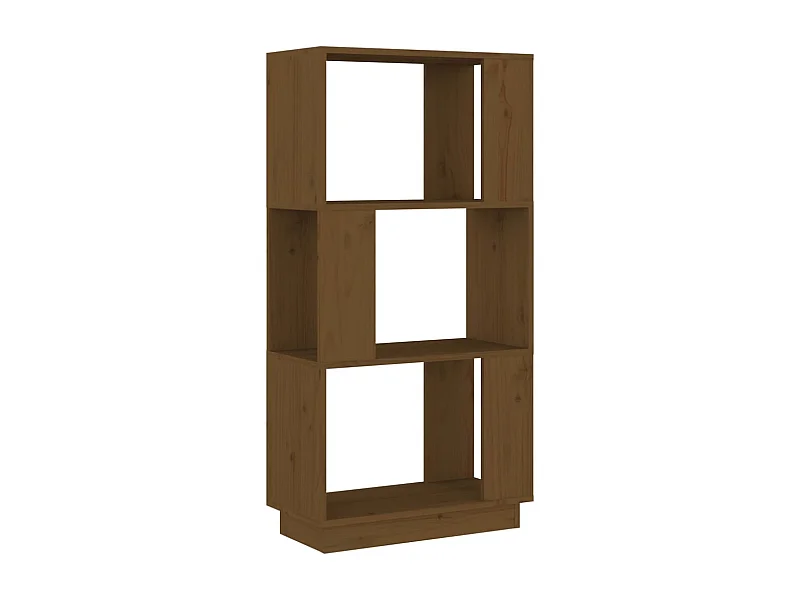Avran  Boekenkast/kamerscherm 51x25x101 cm grenenhout honingbruin