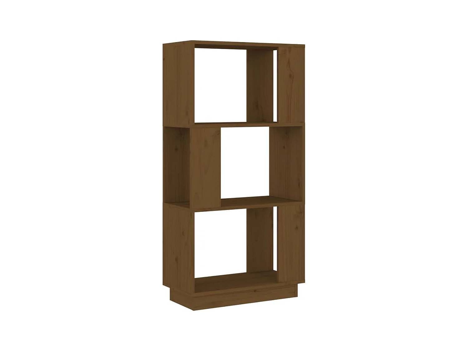 Avran  Bibliothèque/Séparateur de pièce Marron miel 51x25x101 cm Pin