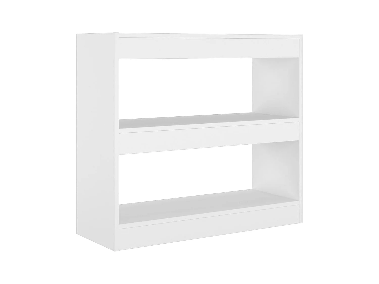 Sutter Creek  Bibliothèque/Séparateur de pièce Blanc 80x30x72 cm