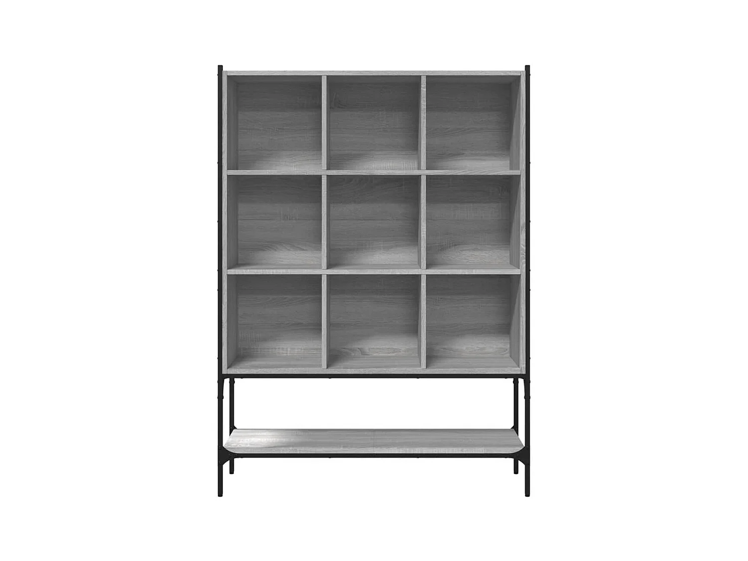 Assen  Bibliothèque sonoma gris 102x30x141,5 cm bois d'ingénierie