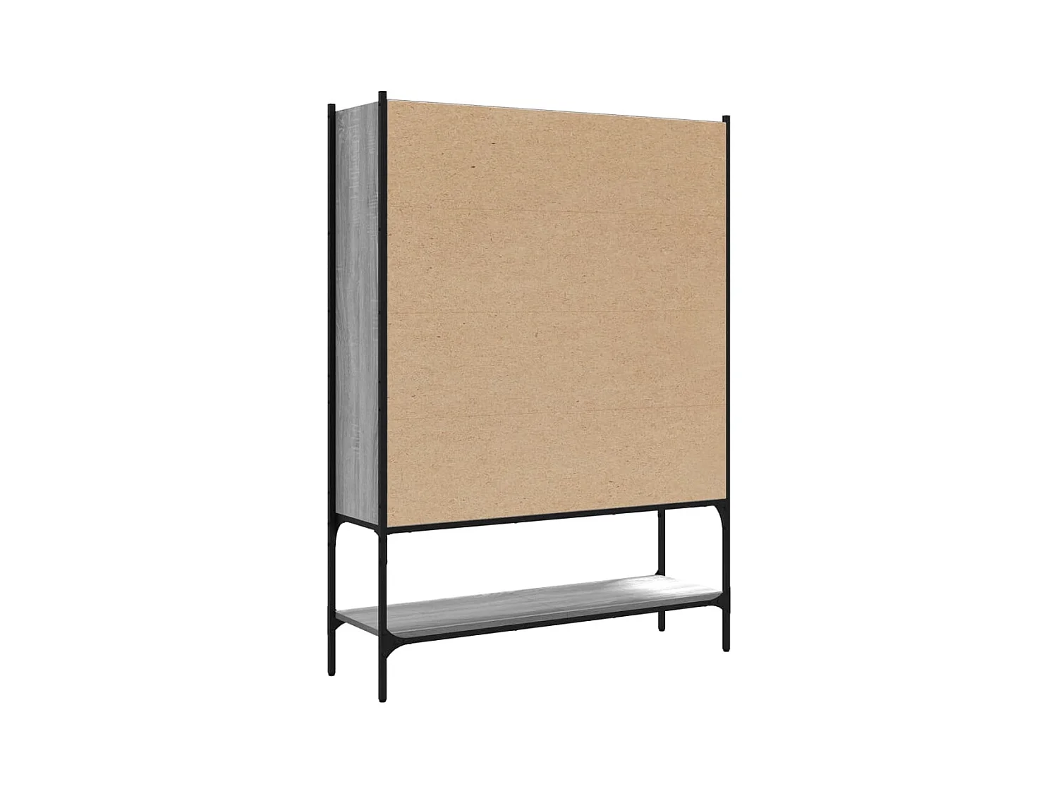 Assen  Bibliothèque sonoma gris 102x30x141,5 cm bois d'ingénierie