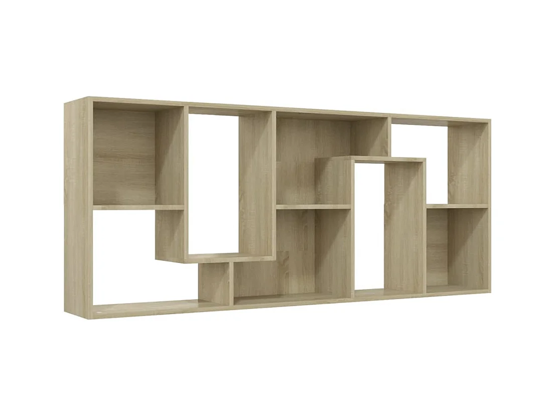 Burtonsville  Boekenkast 67x24x161 cm bewerkt hout sonoma eikenkleurig