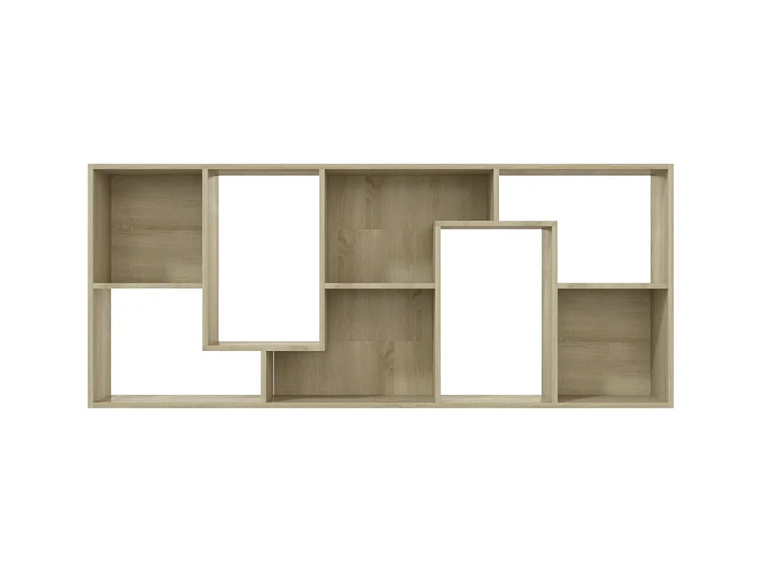 Burtonsville  Boekenkast 67x24x161 cm bewerkt hout sonoma eikenkleurig