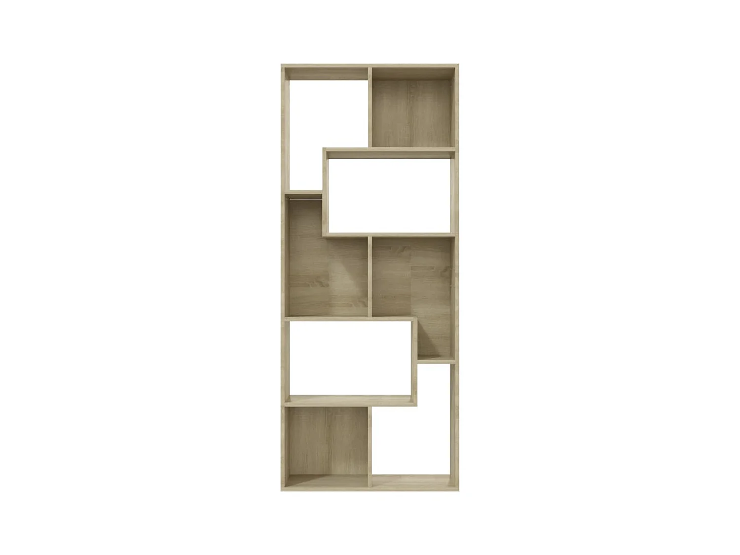 Burtonsville  Boekenkast 67x24x161 cm bewerkt hout sonoma eikenkleurig