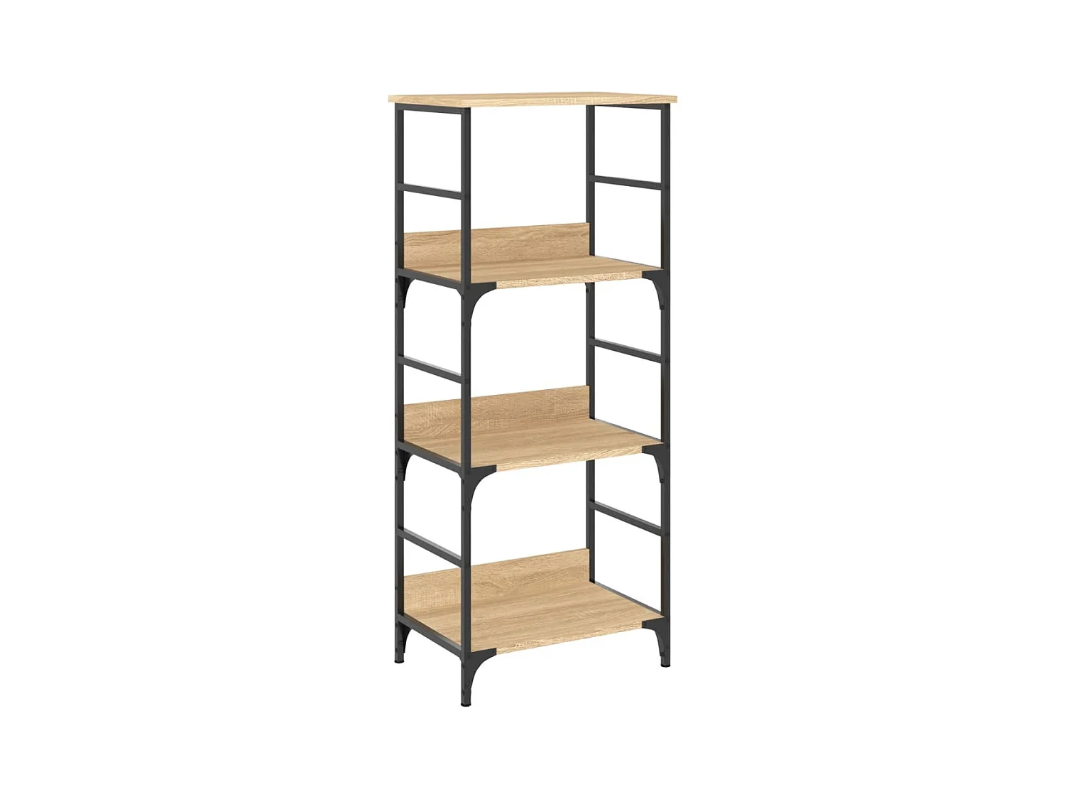 Namur  Estantería de madera ingeniería roble Sonoma 50x33x117,5 cm