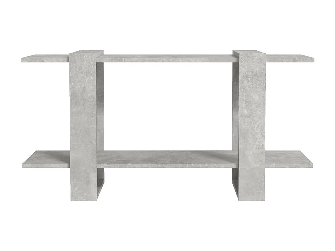 Cesena  Bibliothèque Gris béton 100x30x51 cm bois d'ingénierie