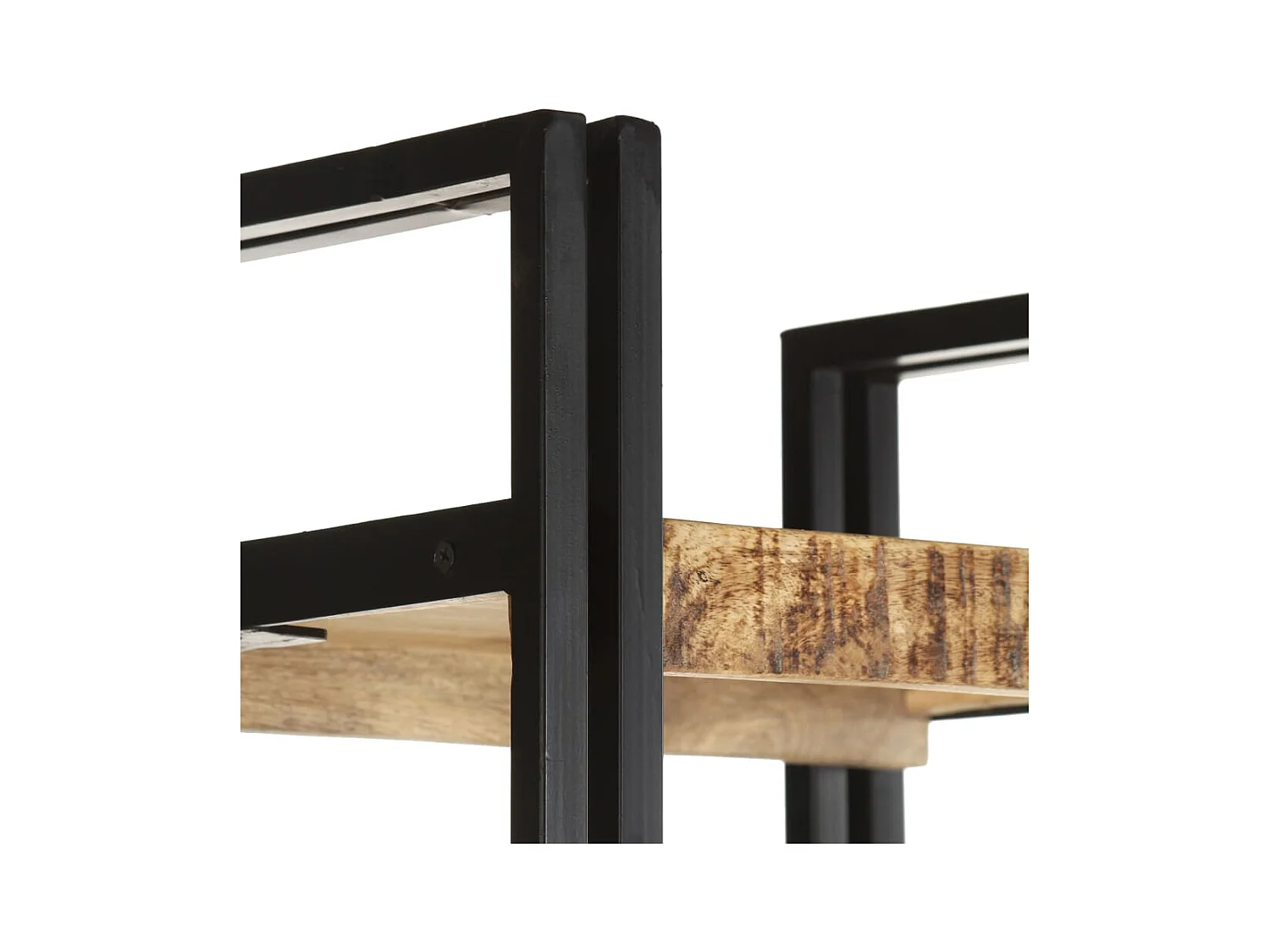 Yoan  Bibliothèque à 5 niveaux 40x30x180 cm Bois de manguier massif